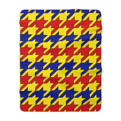 Colombia Retro Houndstooth Blanket Throw