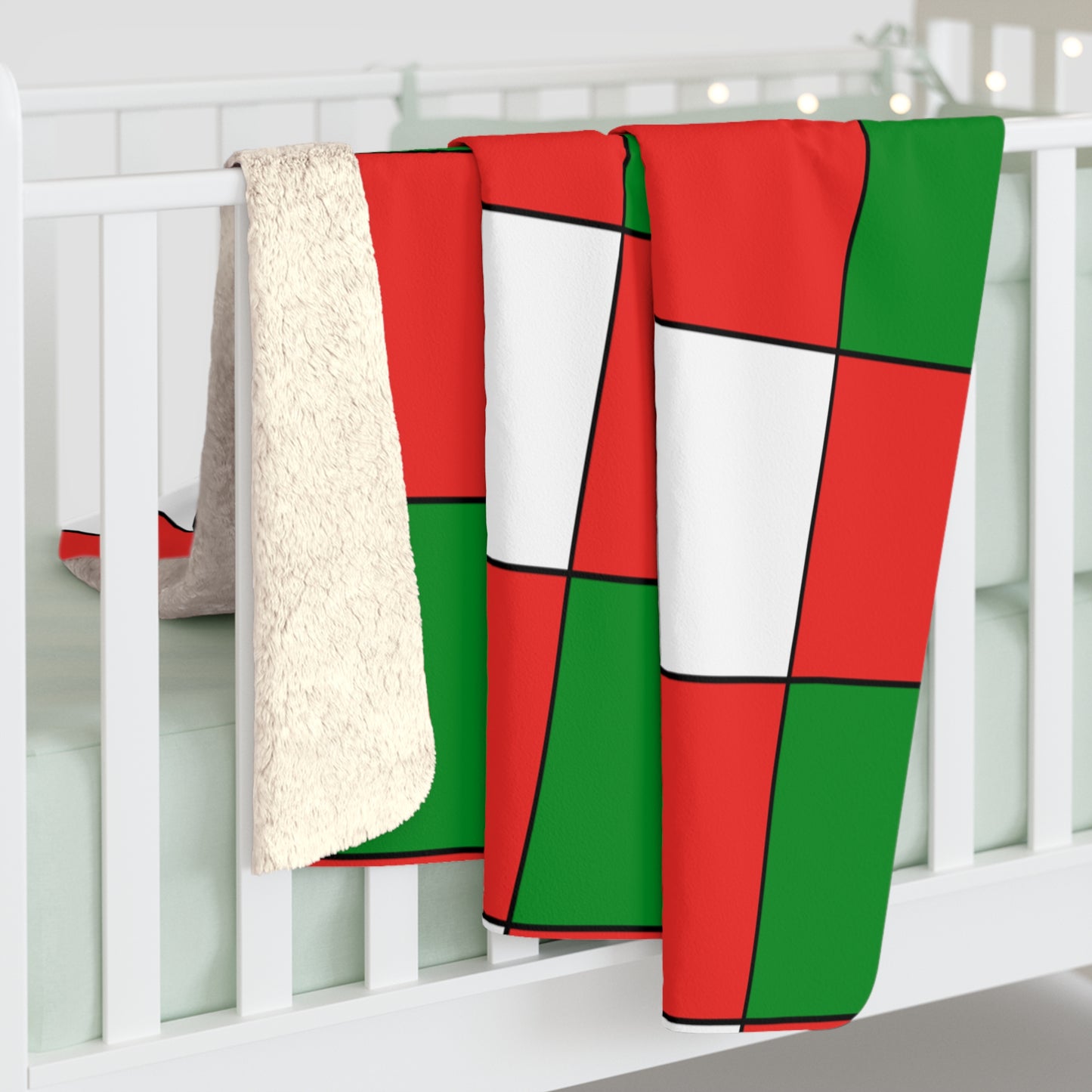 Oman Retro Check Blanket Throw