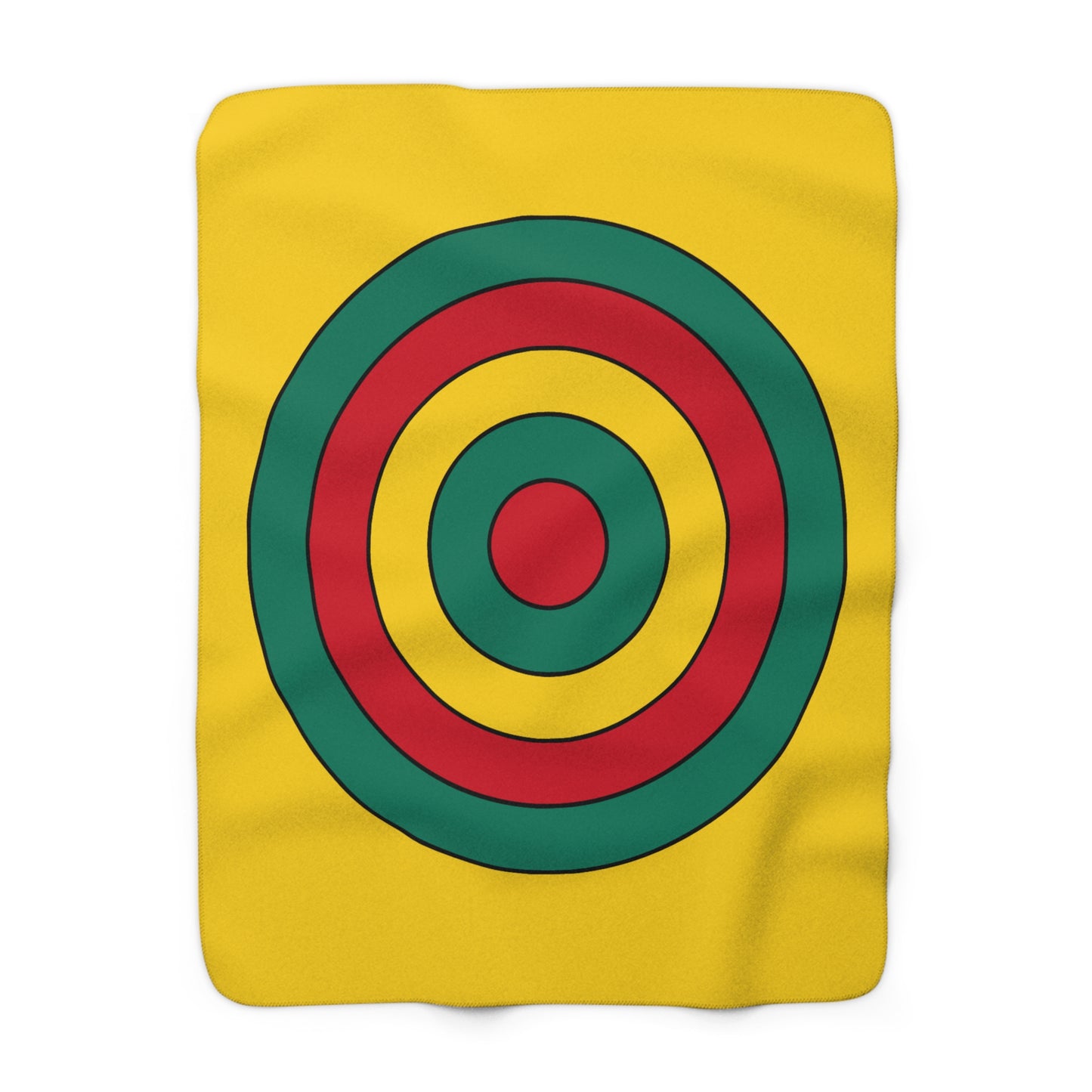 Cameroon Retro Target Blanket Throw