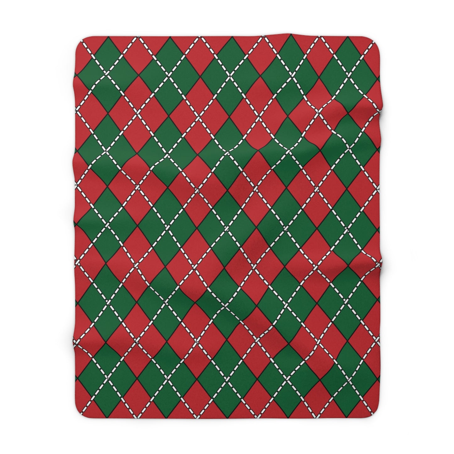 Morocco Retro Argyle Blanket Throw