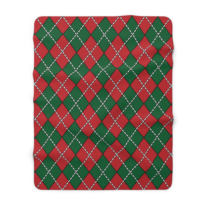Morocco Retro Argyle Blanket Throw