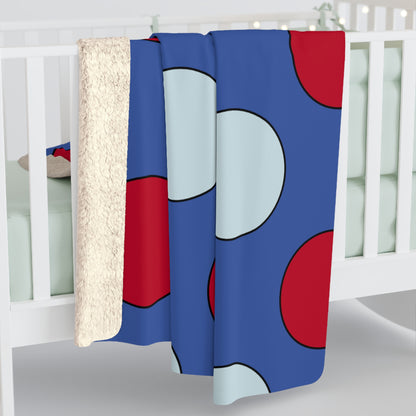 Guam Retro Polka Dots Blanket Throw