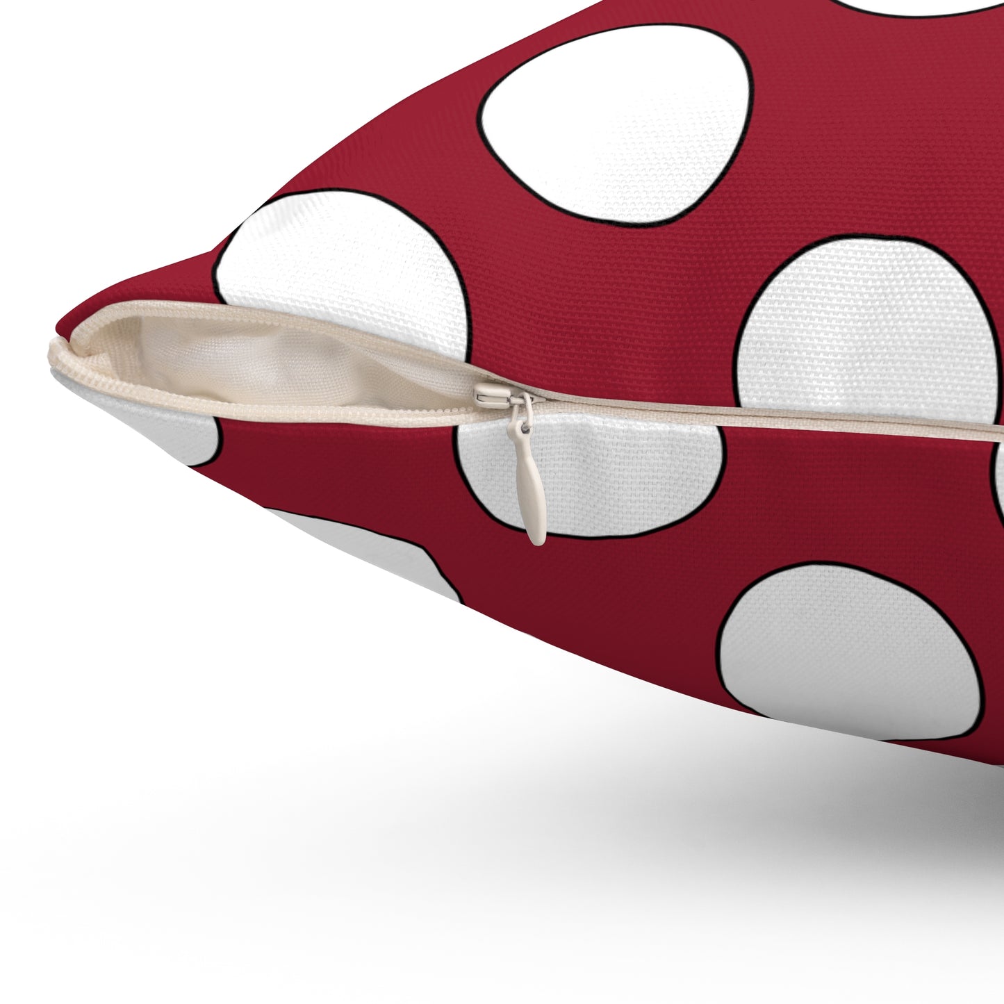 Latvia Retro Polka Dots Cushion Pillow