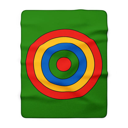 Ethiopia Retro Target Blanket Throw