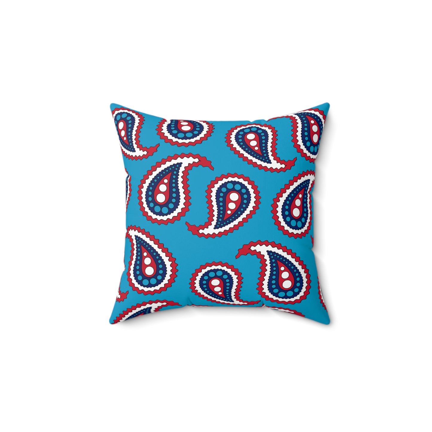 Tuvalu Retro Paisley Cushion Pillow