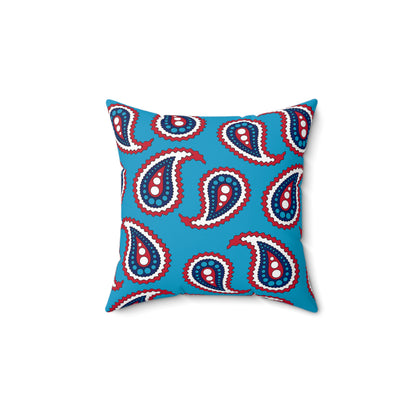 Tuvalu Retro Paisley Cushion Pillow