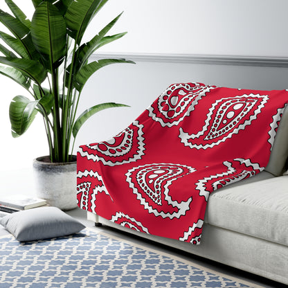 Poland Retro Paisley Blanket Throw