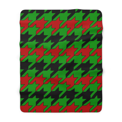 Afghanistan Retro Houndstooth Blanket Throw