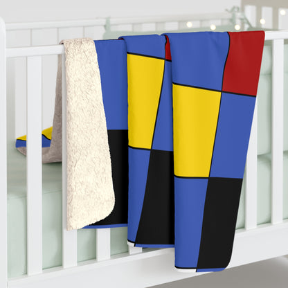 Eswatini Retro Check Blanket Throw