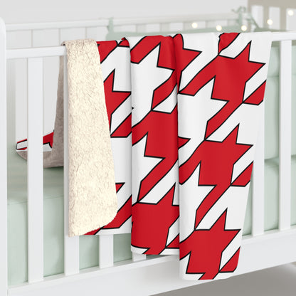 Peru Retro Houndstooth Blanket Throw