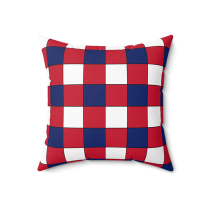 United Kingdom (UK) Retro Check Cushion Pillow