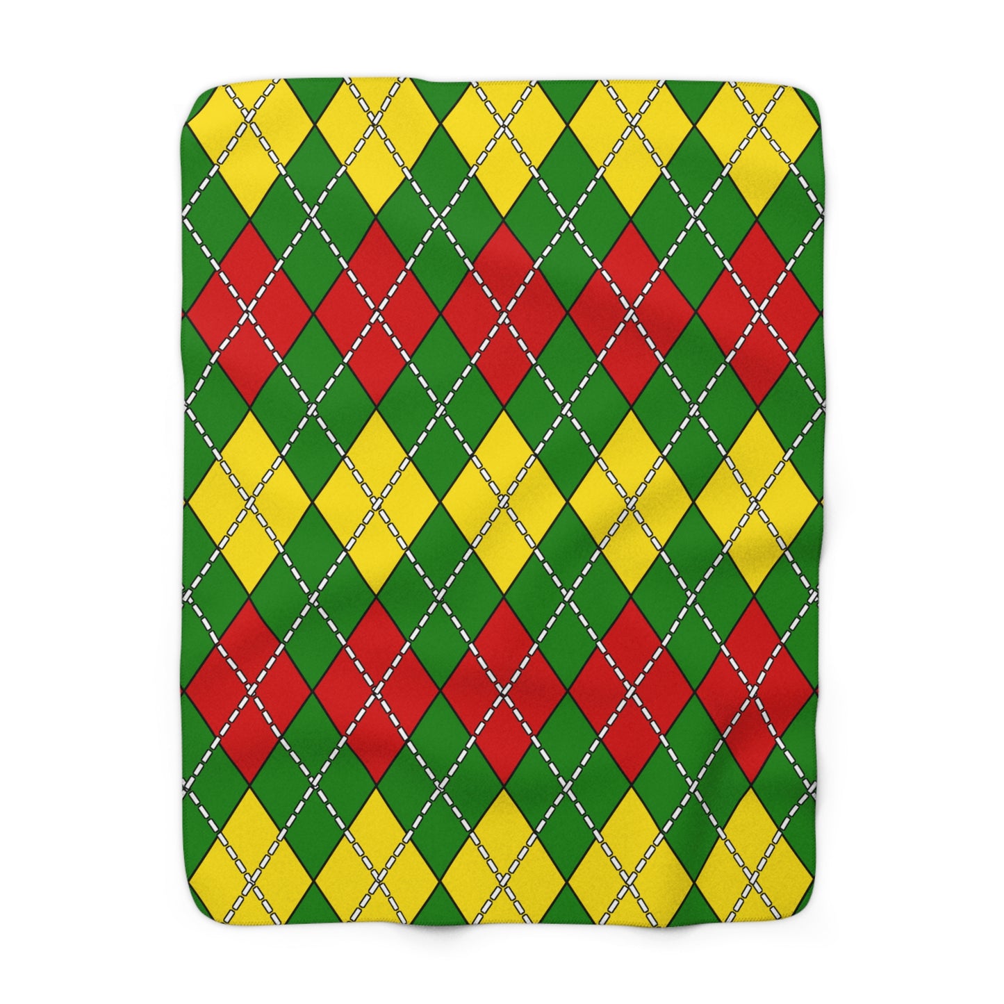 Togo Retro Argyle Blanket Throw