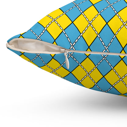 Palau Retro Argyle Cushion Pillow