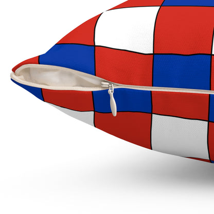 Chile Retro Check Cushion Pillow