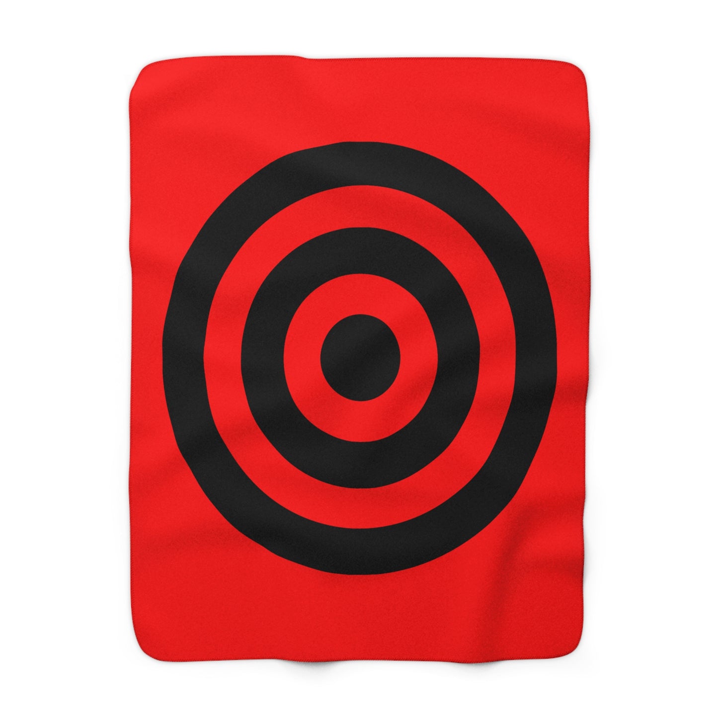 Albania Retro Target Blanket Throw