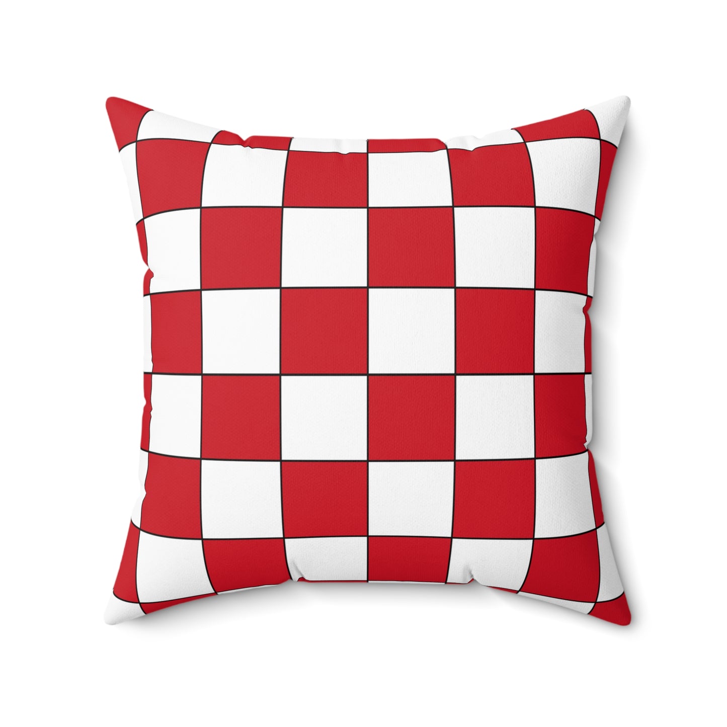 England Retro Check Cushion Pillow