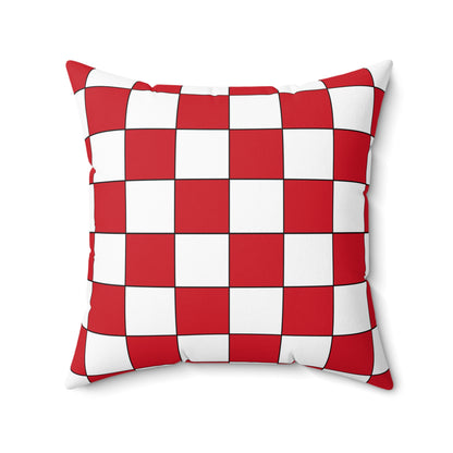 England Retro Check Cushion Pillow
