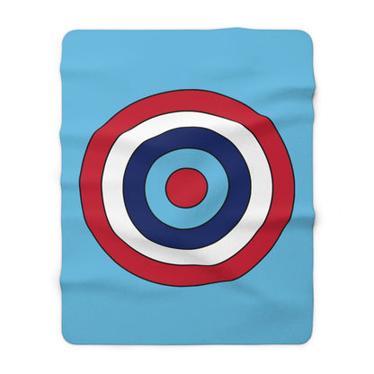 Fiji Retro Target Blanket Throw