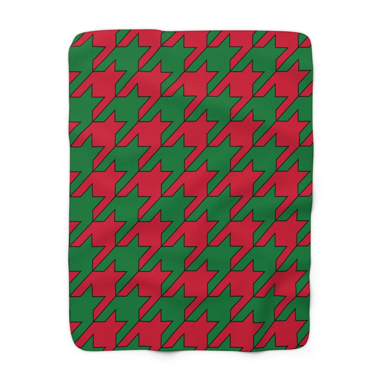 Maldives Retro Houndstooth Blanket Throw
