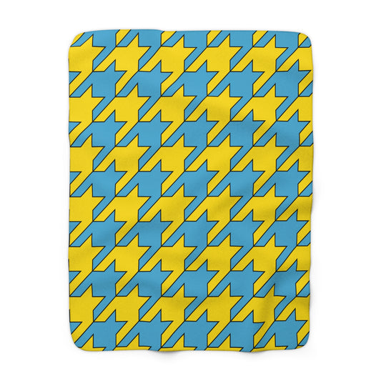 Palau Retro Houndstooth Blanket Throw