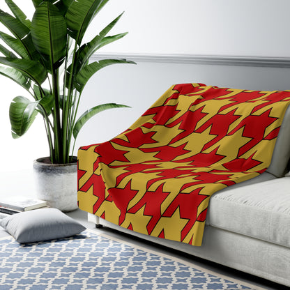 Montenegro Retro Houndstooth Blanket Throw