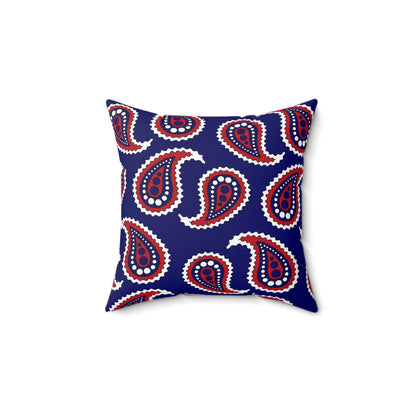 American Samoa Retro Paisley Cushion Pillow