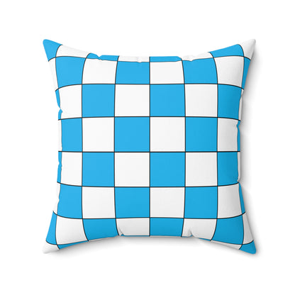 San Marino Retro Check Cushion Pillow