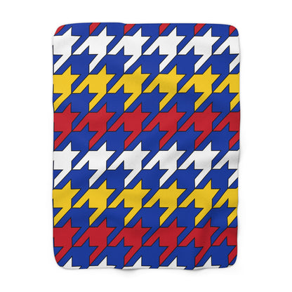 Philippines Retro Houndstooth Blanket Throw