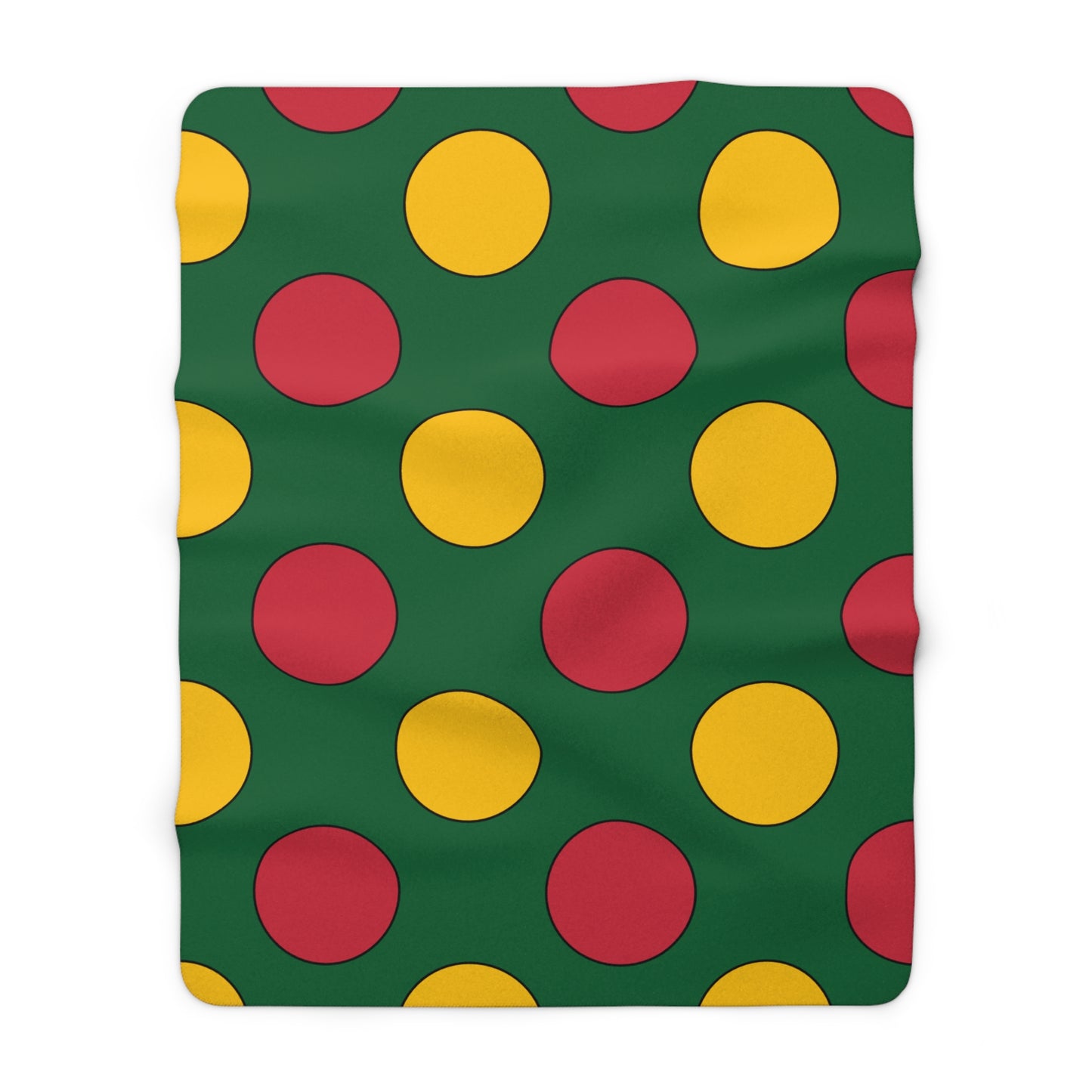 Mauritania Retro Polka Dots Blanket Throw