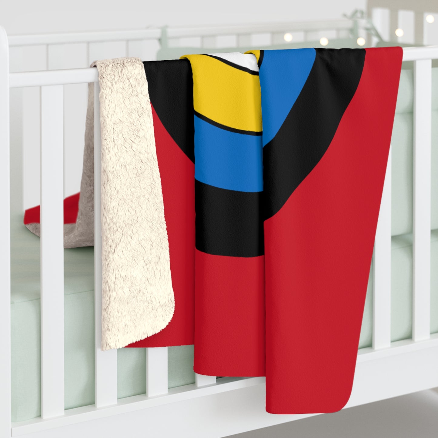 Antigua And Barbuda Retro Target Blanket Throw