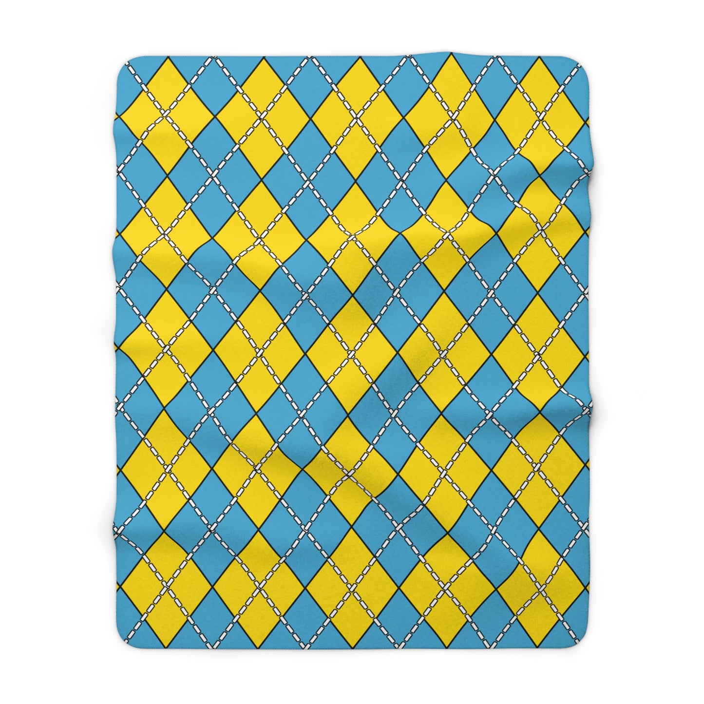 Palau Retro Argyle Blanket Throw