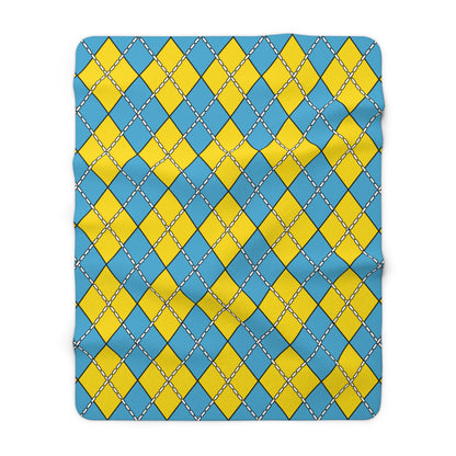 Palau Retro Argyle Blanket Throw