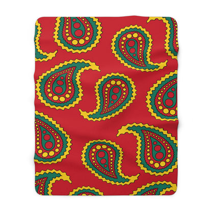 Grenada Retro Paisley Blanket Throw