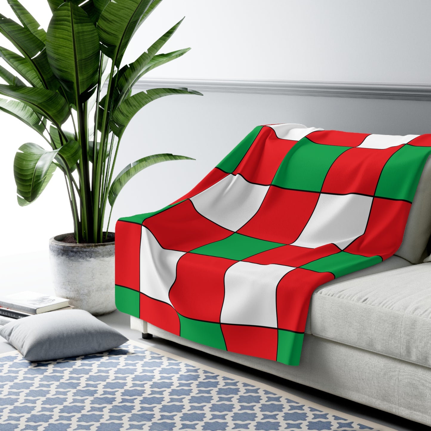 Lebanon Retro Check Blanket Throw