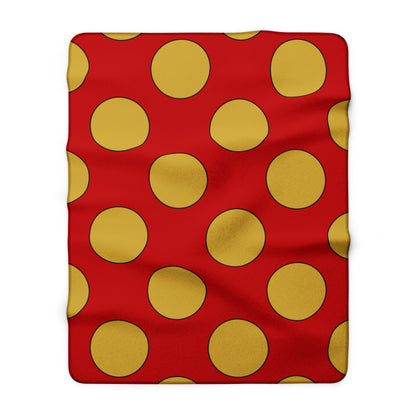Montenegro Retro Polka Dots Blanket Throw