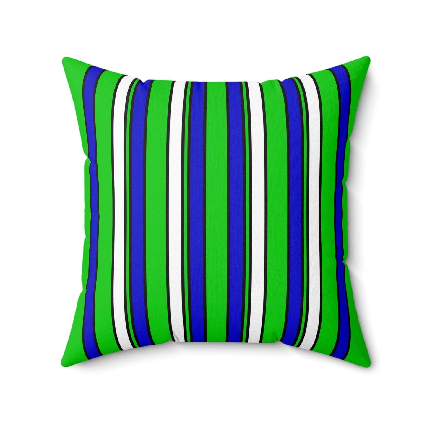 Sierra Leone Retro Stripes Cushion Pillow