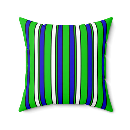 Sierra Leone Retro Stripes Cushion Pillow