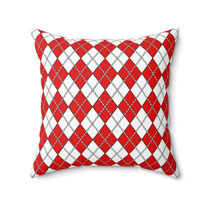 Singapore Retro Argyle Cushion Pillow