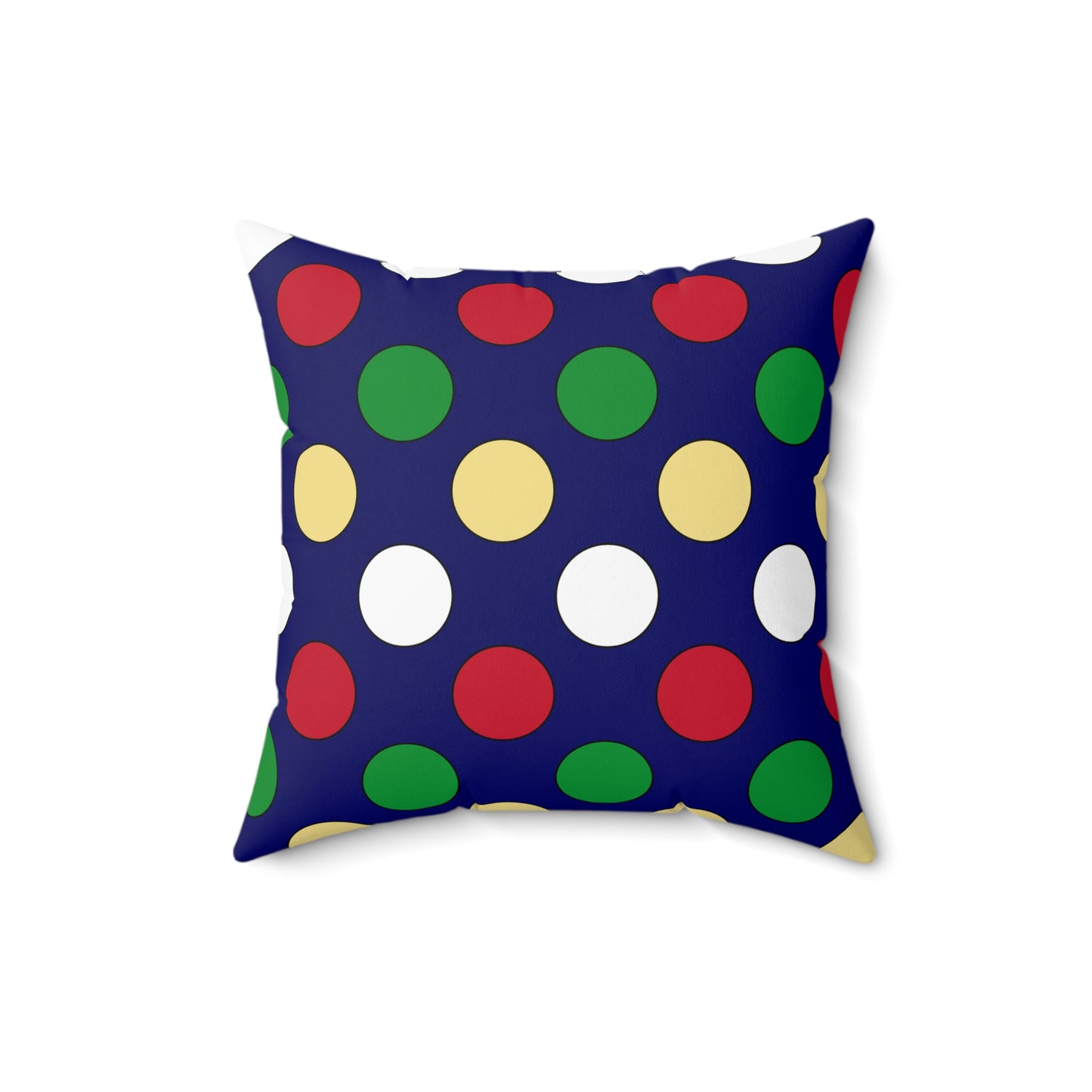 Cayman Islands Retro Polka Dots Cushion Pillow