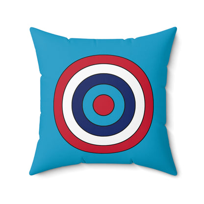 Tuvalu Retro Target Cushion Pillow