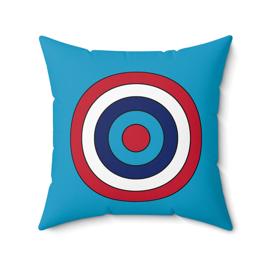 Tuvalu Retro Target Cushion Pillow