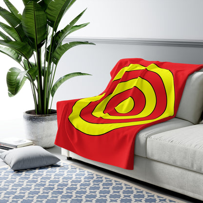 China Retro Target Blanket Throw