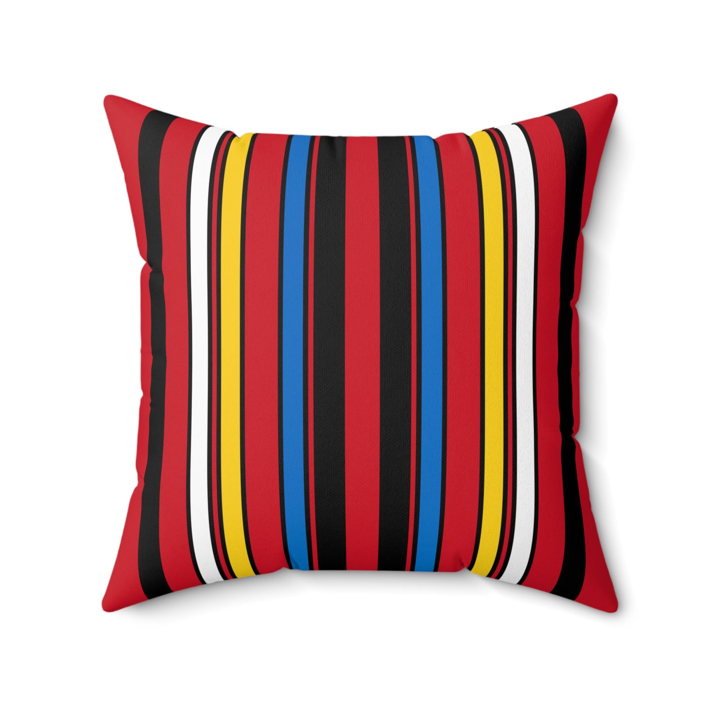 Antigua And Barbuda Retro Stripes Cushion Pillow