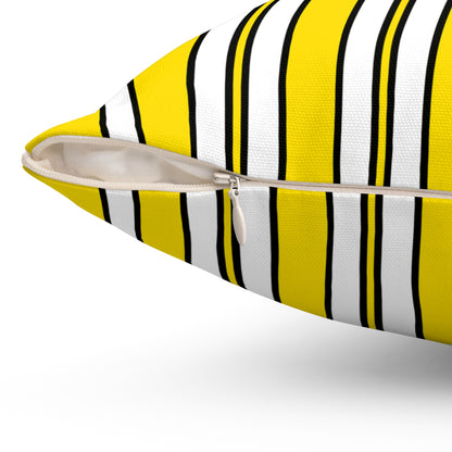 Vatican City Retro Stripes Cushion Pillow