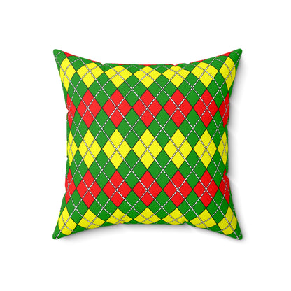Guinea Retro Argyle Cushion Pillow