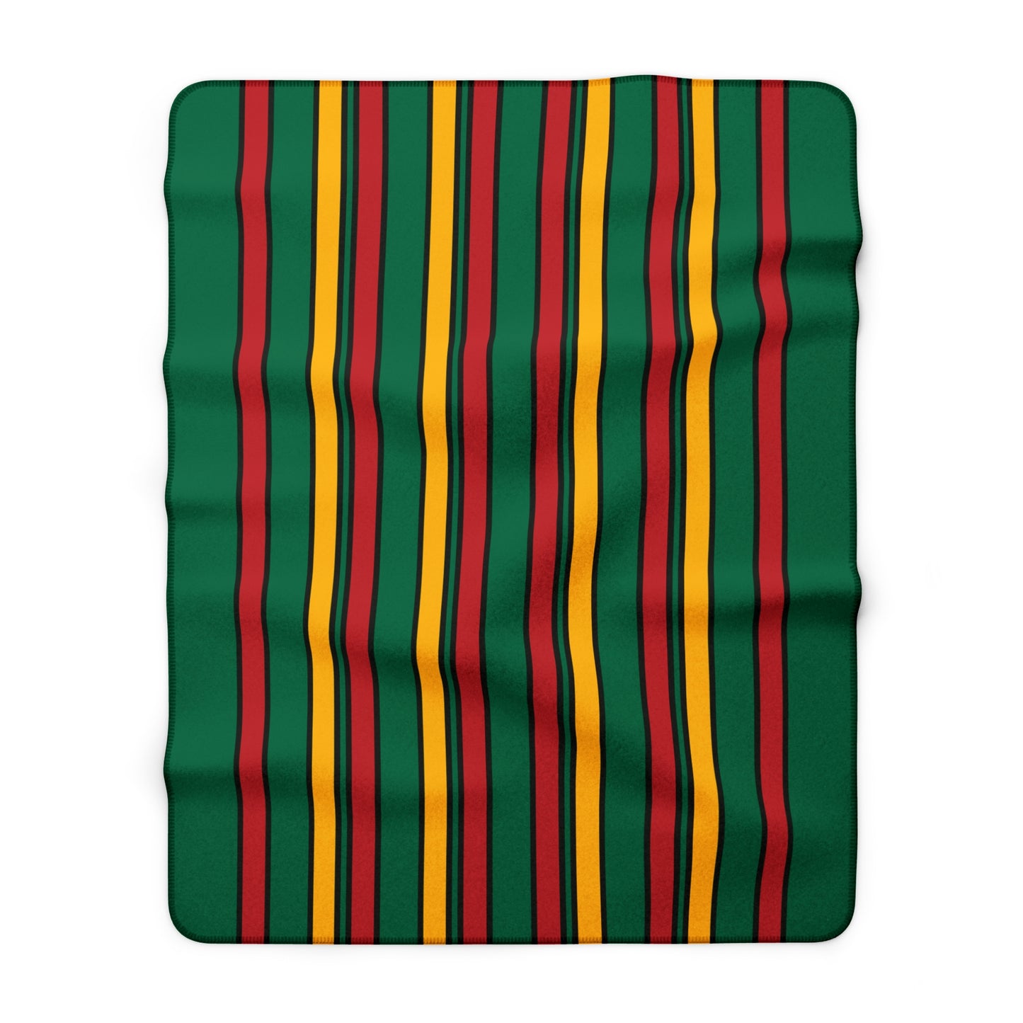 Lithuania Retro Stripes Blanket Throw