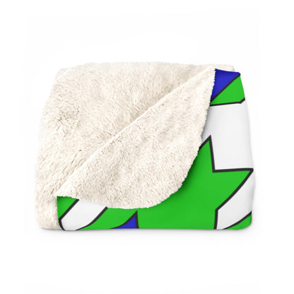 Sierra Leone Retro Houndstooth Blanket Throw