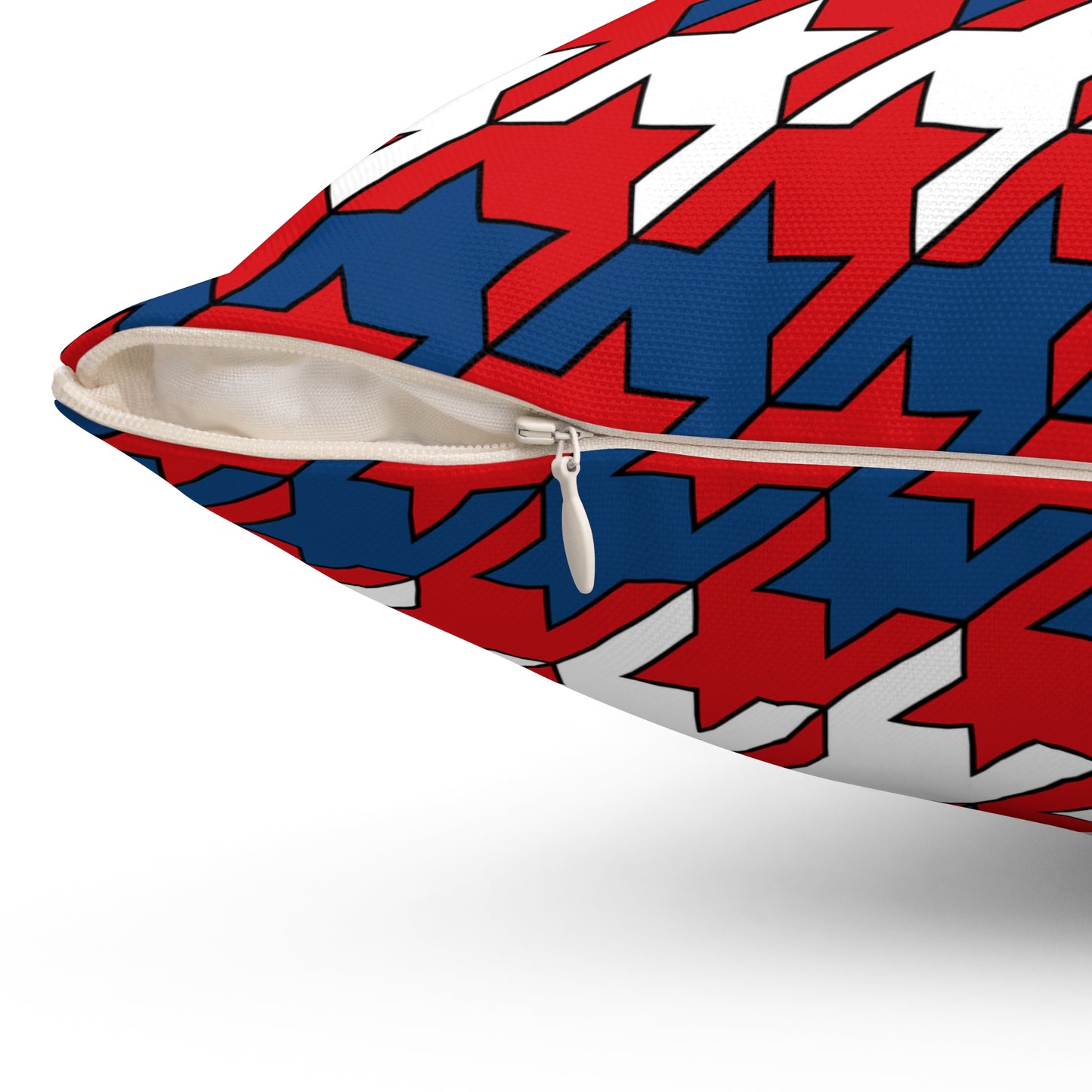 Czechia Retro Houndstooth Cushion Pillow