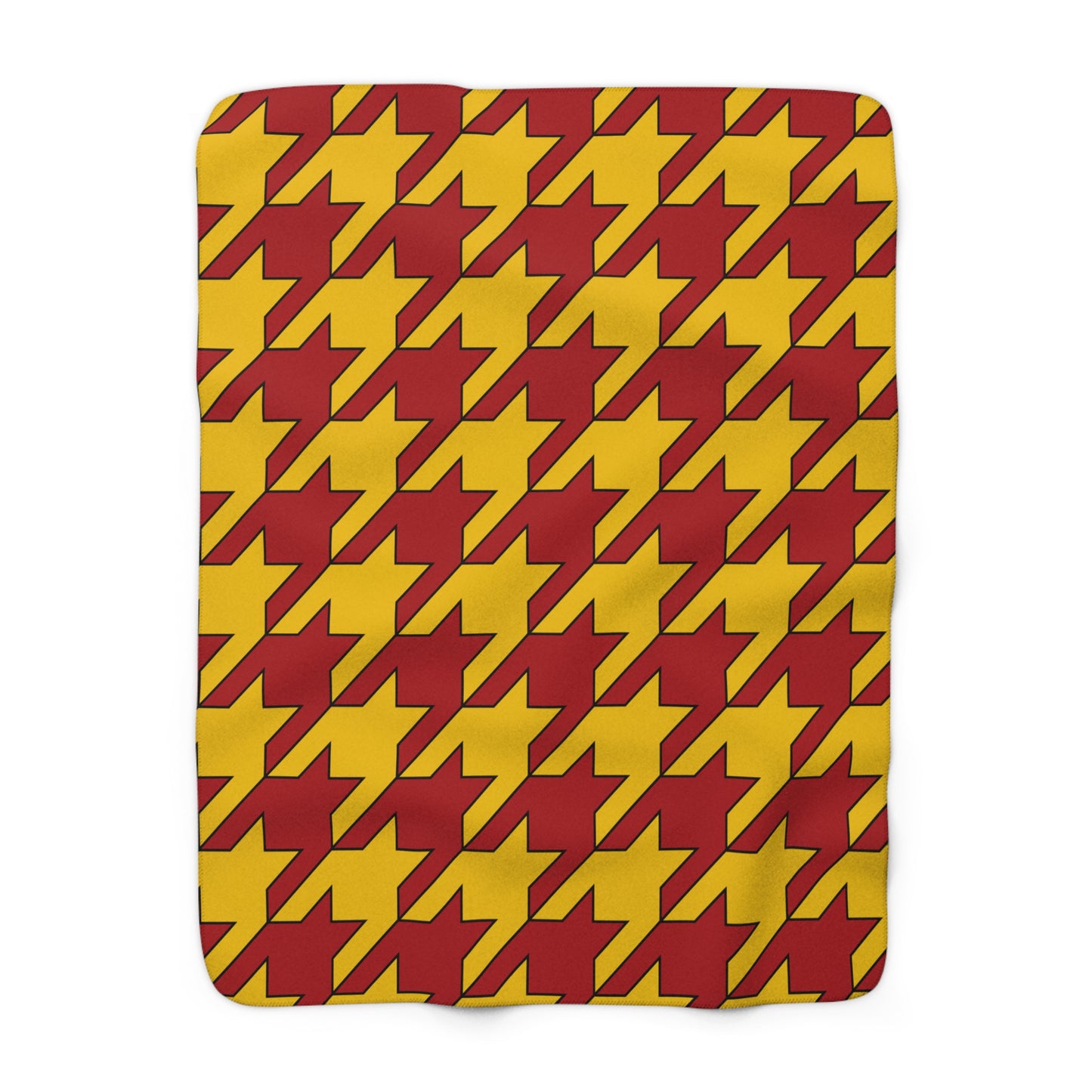 Spain Retro Houndstooth Blanket Throw