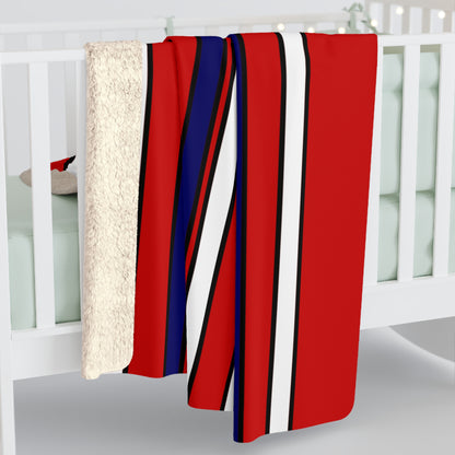 Malaysia Retro Stripes Blanket Throw